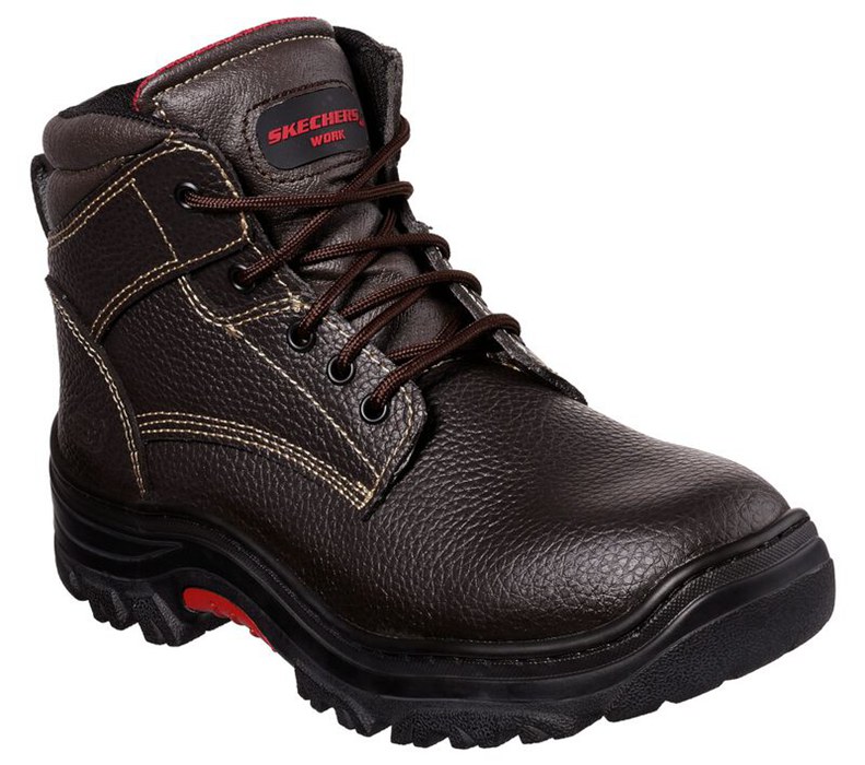 Skechers Relaxed Fit: Burgin - Congaree - Mens Work Boots Brown [AU-HW0658]